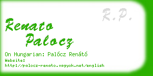 renato palocz business card
